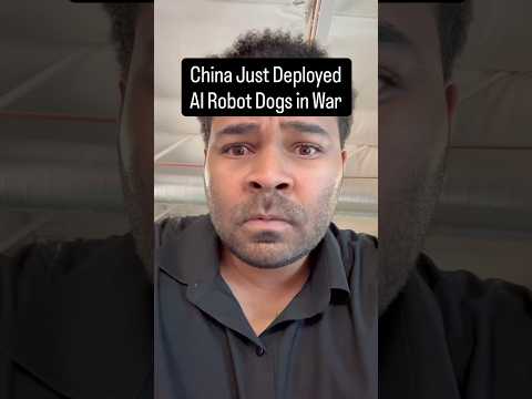China’s AI Robot Dogs Are Just the Beginning 🤖 #AIWarfare #CyberWarfare #BlackMirror
