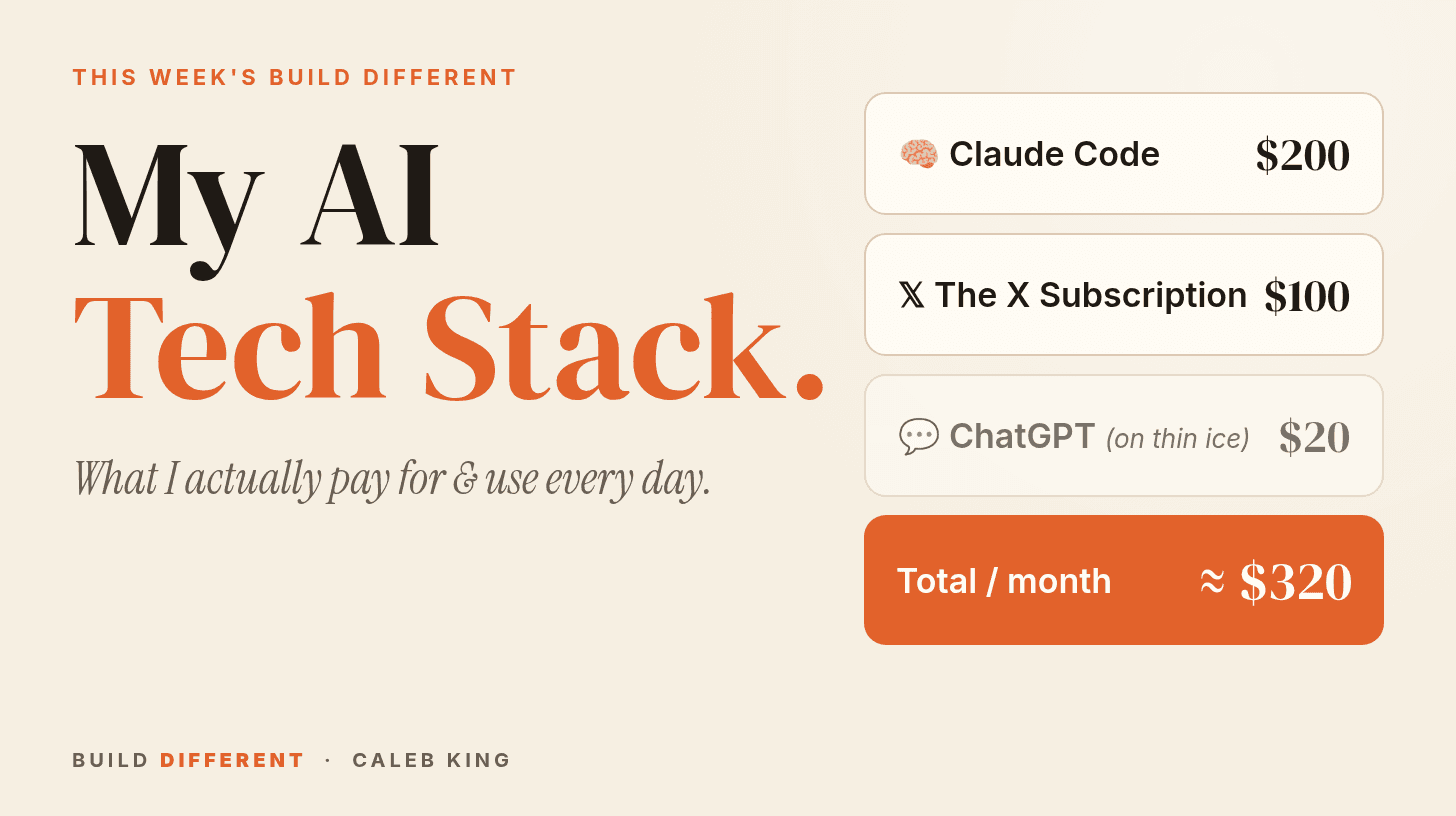 My AI Tech Stack